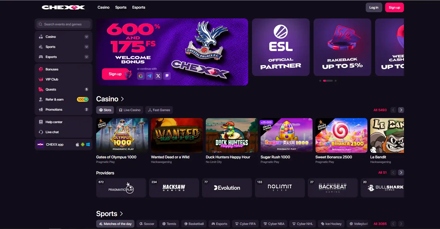CHEXX Markenheader als Darstellung der tatsächlichen Marke